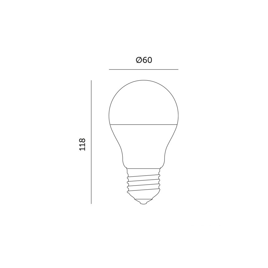 Ampoule LED pour la croissance des plantes PLANTY E27/11W/230V 1200K blanc