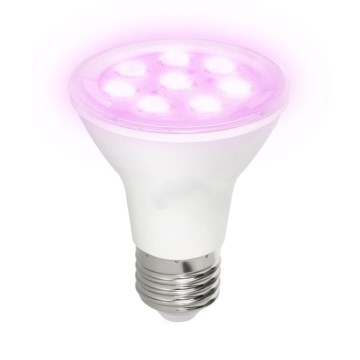 Ampoule LED pour la croissance des plantes PLANTY E27/7W/230V 1200K blanc