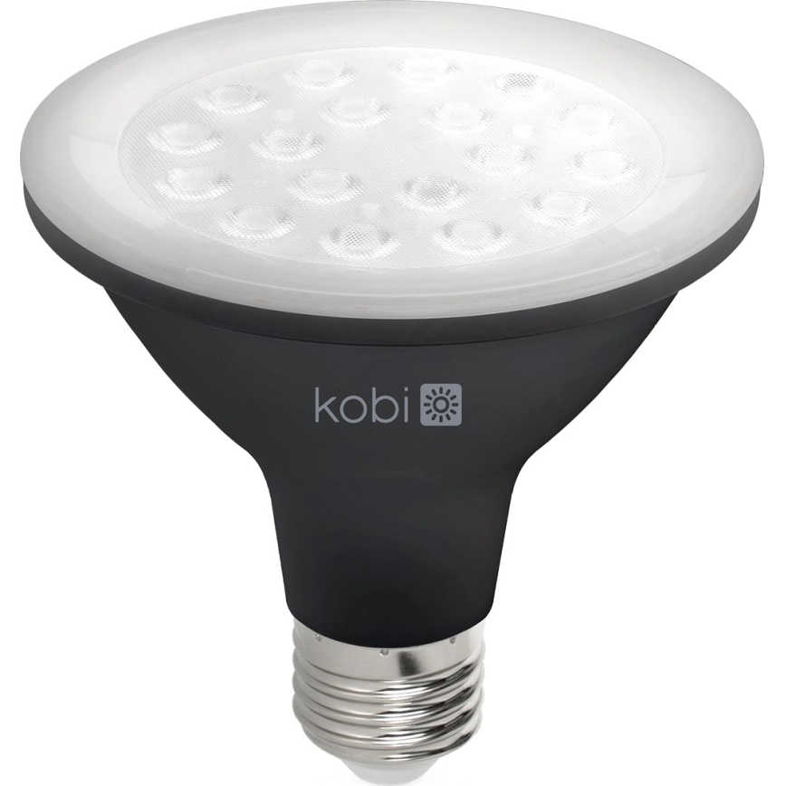 Ampoule LED pour la croissance des plantes PLANTY E27/9W/230V 1200K noir