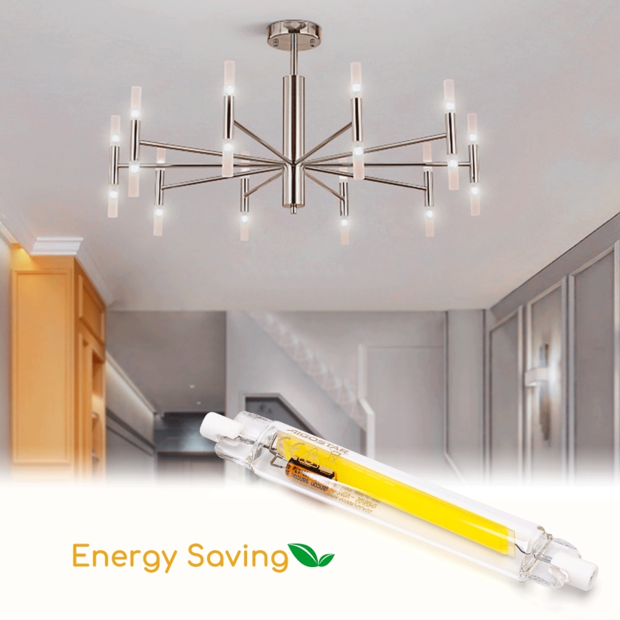 Ampoule LED R7s/9W/230V 3000K - Aigostar