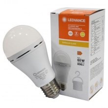 Ampoule LED RECHARGEABLE A60 E27/8W/230V 2700K - Ledvance