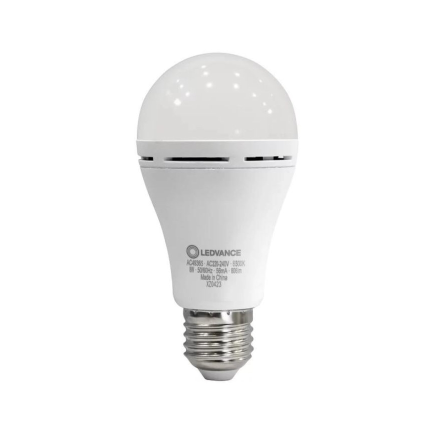Ampoule LED RECHARGEABLE A60 E27/8W/230V 6500K - Ledvance