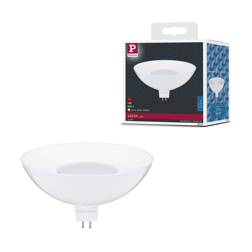 Ampoule LED réflecteur GU5,3 / 4,9 W / 12 V / 3000 K - Paulmann 28803