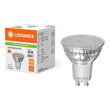 Ampoule LED réflecteur PAR16 GU10/6,9W/230V 2700K 120° - Ledvance