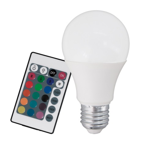 Ampoule LED RGB à intensité modulable A60 E27/6W/230V 3000K - Eglo