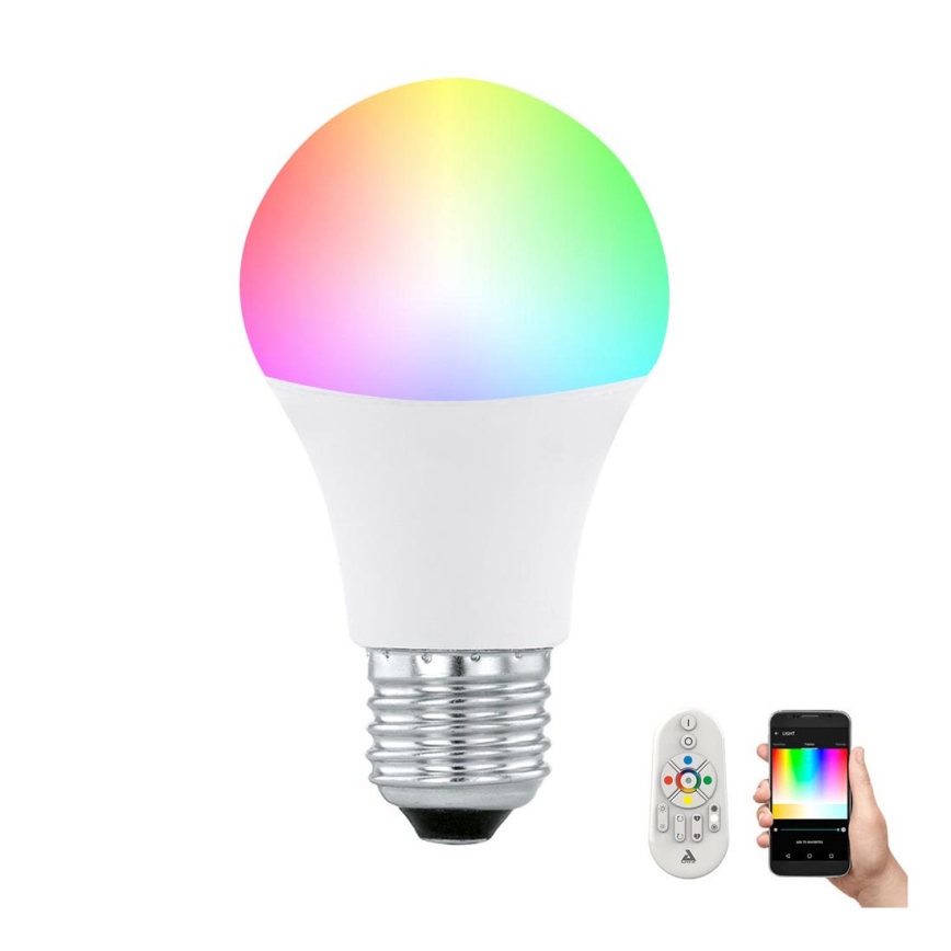 Ampoule LED RGB à intensité modulable CONNECT E27/9W +