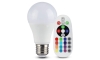 Ampoule LED RGB à intensité variable A60 E27/8,5W/230V 3000K + télécommande