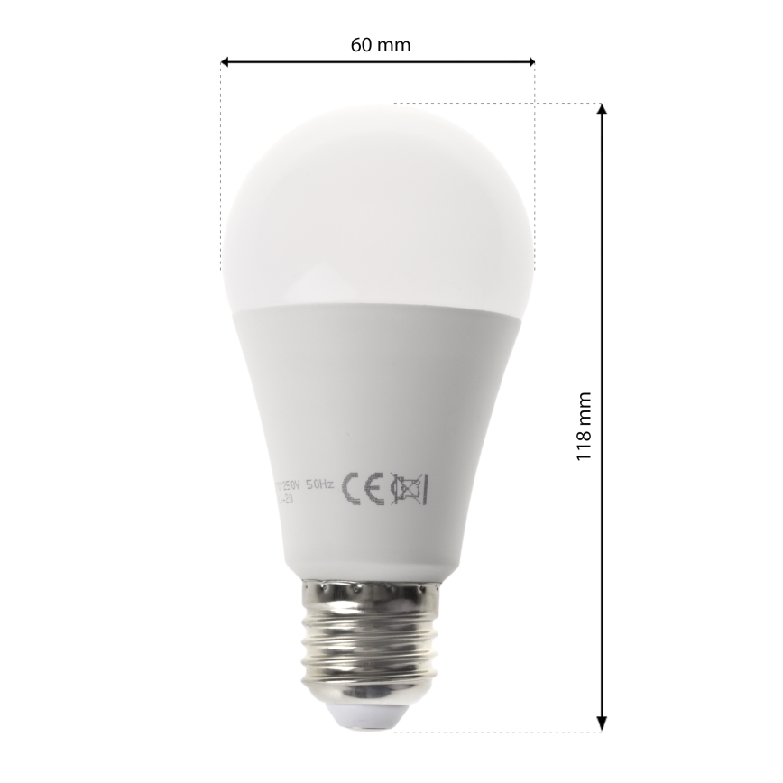 Ampoule LED RGB avec télécommande BULB E27/9W/230V 2700K