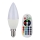 Ampoule LED RGB dimmable E14/3,5W/230V 6400K + télécommande