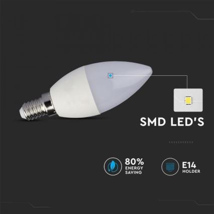 Ampoule LED RGB dimmable E14/3,5W/230V 6400K + télécommande