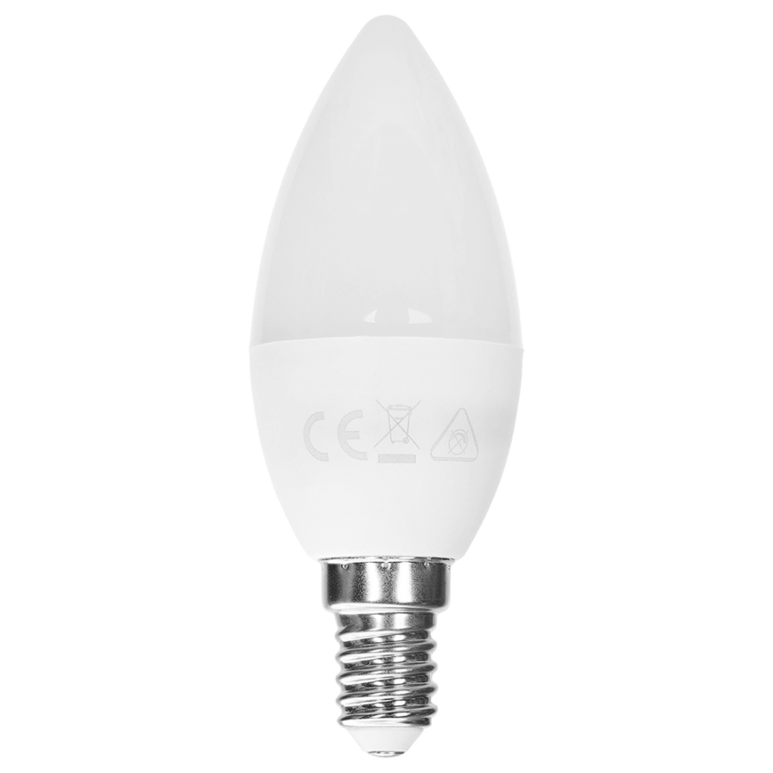 Ampoule LED RGBW C37 E14/4,8W/230V 3000K + télécommande - Aigostar