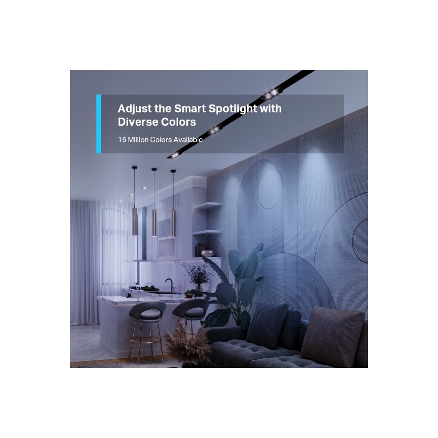 Ampoule LED RGBW dimmable GU10/3,7W/230V 2200-6500K Wi-Fi - TP-Link