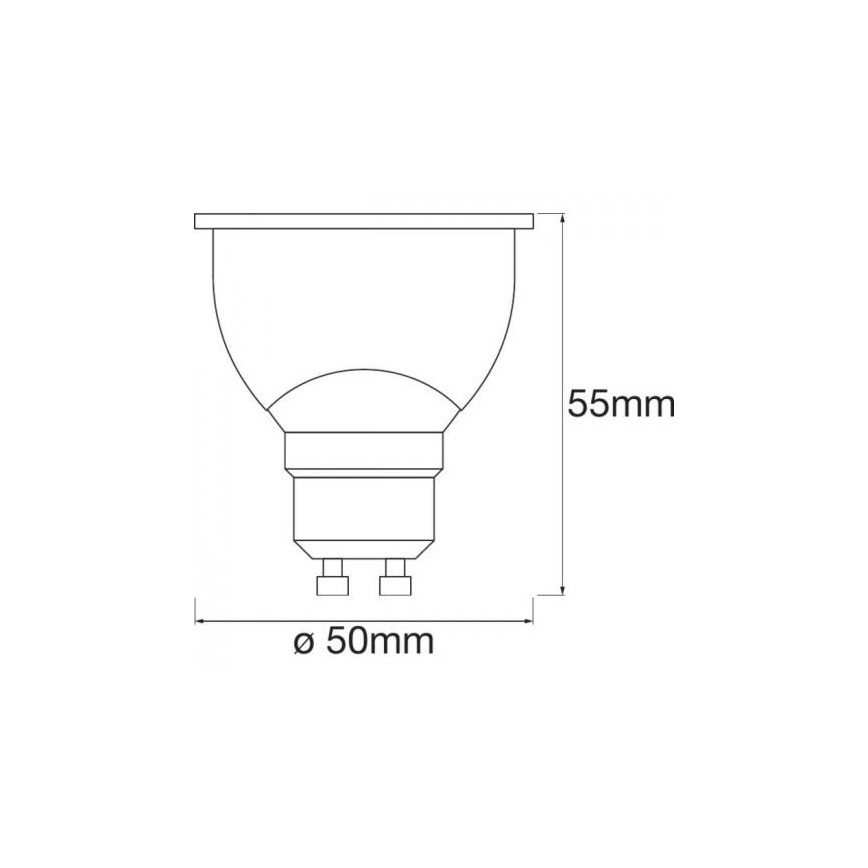 Ampoule LED RVBB à intensité variable SMART + GU10 / 5W / 230V 2700K-6500K - Ledvance