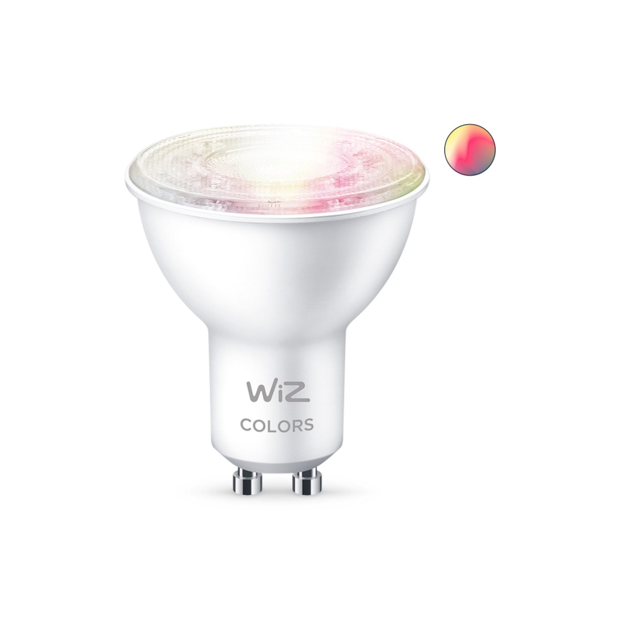 Ampoule LED RVBW à intensité variable PAR16 GU10/4,7W/230V 2200-6500K CRI 90 Wi-Fi - WiZ