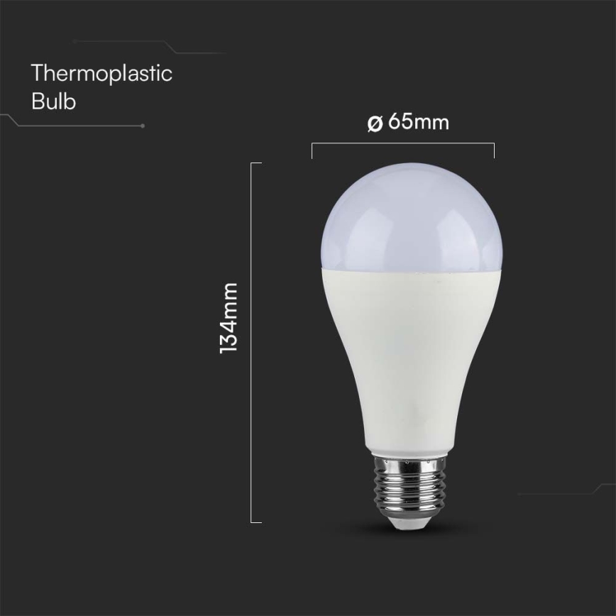 Ampoule LED SAMSUNG CHIP A65 E27/17W/230V 3000K