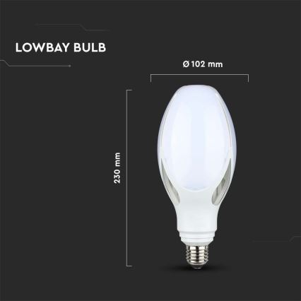 Ampoule LED SAMSUNG CHIP E27/36W/230V 6500K
