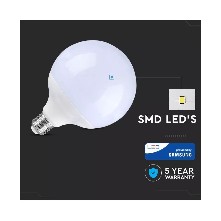 Ampoule LED SAMSUNG CHIP G120 E27/18W/230V 4000K