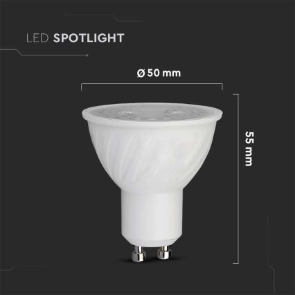 Ampoule LED SAMSUNG CHIP GU10/6W/230V 4000K