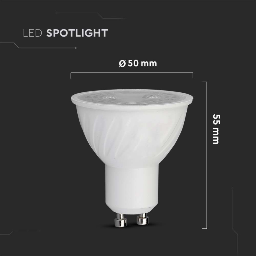 Ampoule LED SAMSUNG CHIP GU10/6W/230V 4000K