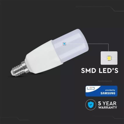Ampoule LED SAMSUNG CHIP T37 E14/8W/230V 3000K