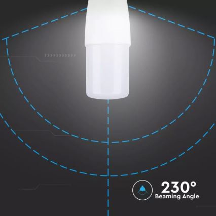 Ampoule LED SAMSUNG CHIP T37 E14/8W/230V 3000K