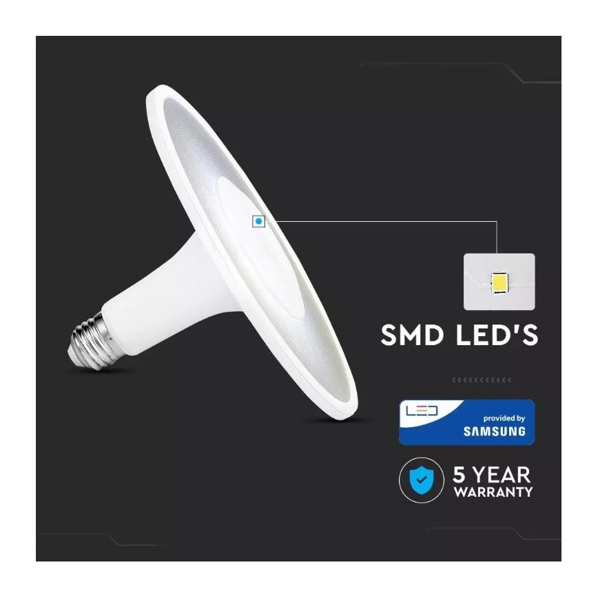 Ampoule LED SAMSUNG CHIP UFO E27/18W/230V 120° 4000K