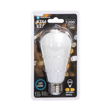 Ampoule LED ST64 E27/10W/230V 320° 6500K - Aigostar
