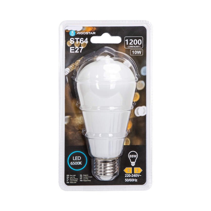 Ampoule LED ST64 E27/10W/230V 6500K - Aigostar