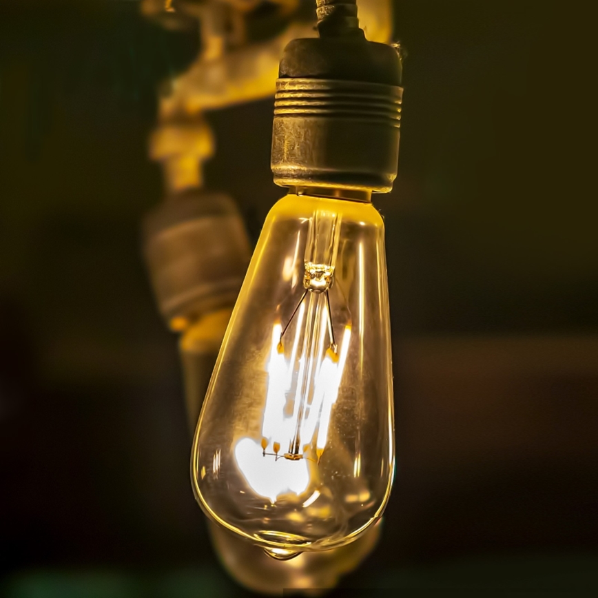 ampoule LED ST64 E27/8W/230V 2200K - Aigostar