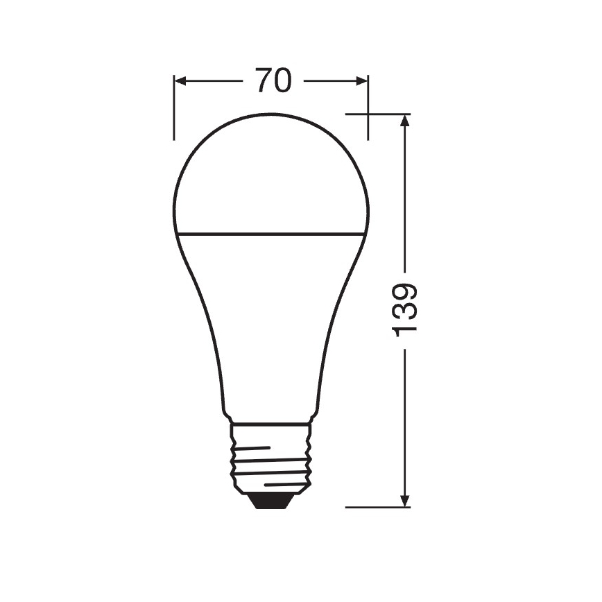 Ampoule LED STAR E27/19W/230V 6500K - Osram