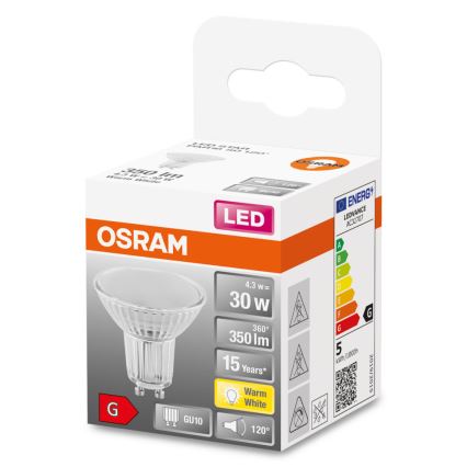 Ampoule LED STAR PAR16 GU10/4,3W/230V 2700K 120° - Osram