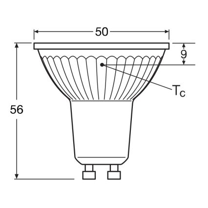 Ampoule LED STAR PAR16 GU10/4,3W/230V 4000K 120° - Osram