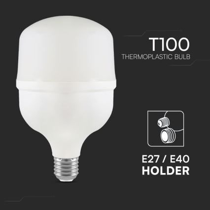 Ampoule LED T100 E40 E27/30W/230V 6500K