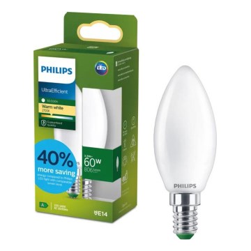 Ampoule LED ULTRAEFFICIENT Philips B35 E14/3,8W/230V 2700K