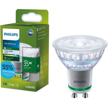 Ampoule LED ULTRAEFFICIENT Philips PAR16 GU10/1,2W/230V 4000K