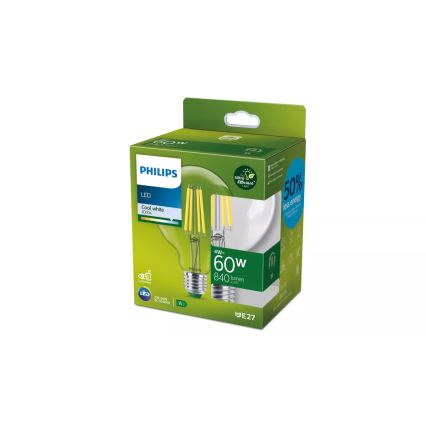 Ampoule LED ULTRAEFFICIENT VINTAGE Philips G95 E27/4W/230V 4000K