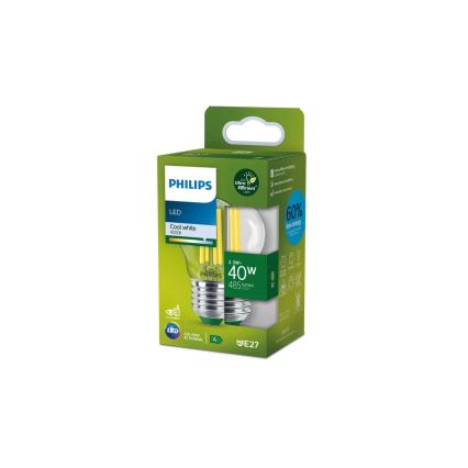 Ampoule LED ULTRAEFFICIENT VINTAGE Philips P45 E27/2,3W/230V 4000K