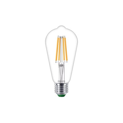Ampoule LED ULTRAEFFICIENT VINTAGE Philips ST64 E27/4W/230V 2700K