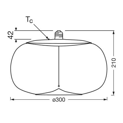 Ampoule LED VINTAGE FILAMENT E27/4W/230V 1800K fumé - Osram