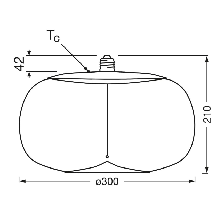 Ampoule LED VINTAGE FILAMENT E27/4W/230V 1800K fumé - Osram