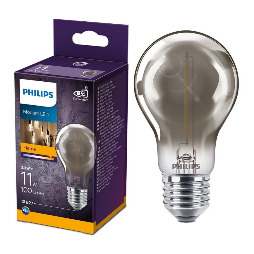 Ampoule LED VINTAGE Philips A60 E27/2,3W/230V 1800K