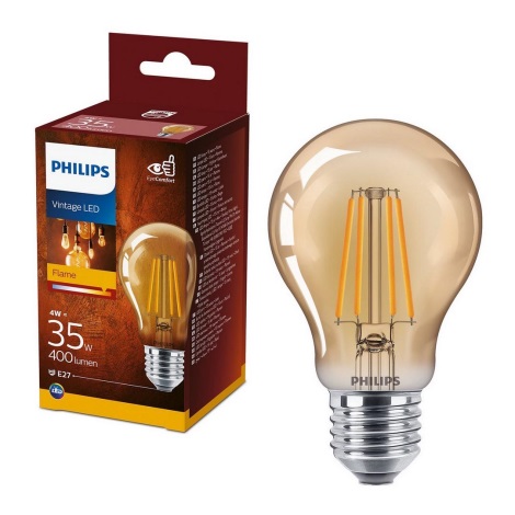 Ampoule LED VINTAGE Philips A60 E27/4W/230V 2500K