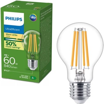 Ampoule LED VINTAGE Philips E27/4W/230V 2700K