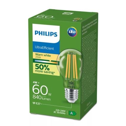 Ampoule LED VINTAGE Philips E27/4W/230V 2700K