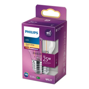 Ampoule LED VINTAGE Philips P45 E27/2W/230V 2700K
