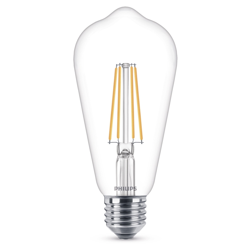 Ampoule LED VINTAGE Philips ST64 E27/7W/230V 2700K