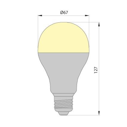 Ampoule LEDSTAR ECO E27/12W/230V 3000K