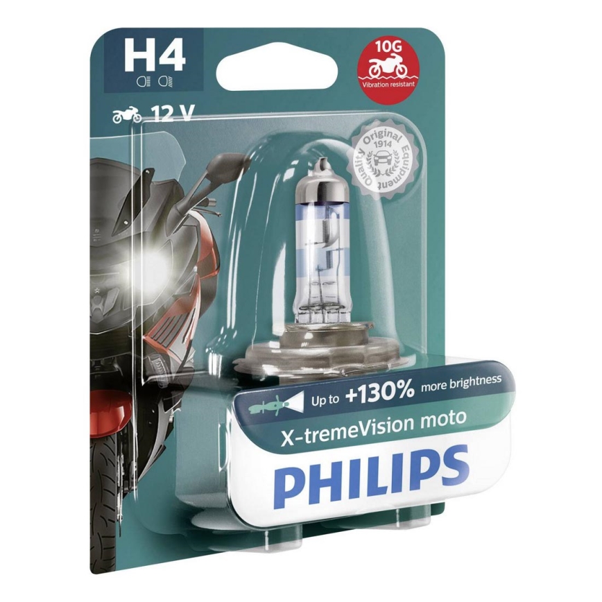 Ampoule pour moto Philips X-TREME VISION MOTO 12342XVBW H4 P43t-38/55W/12V  3500K