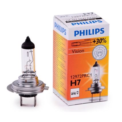 Ampoule pour voiture Philips VISION 12972PRC1 H7 PX26d/55W/12V 3200K