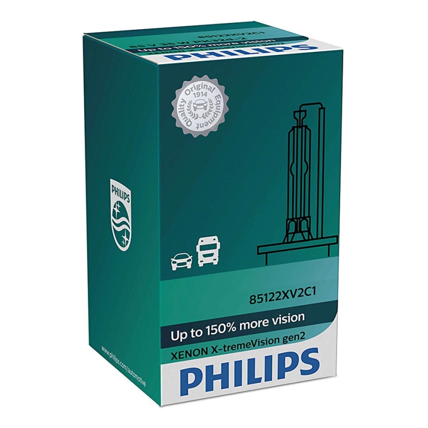 Ampoule pour voiture Philips XENON X-TREMEVISION 85415XV2C1 D1S PK32d-2/35W/85V 4800K